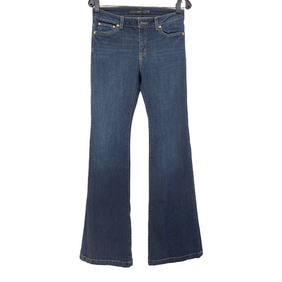 MICHAEL Michael Kors Denim - Michael Michael Kors Classic 11" Wide Flared Jeans Women's Size 4 Y2K